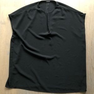 Y2k American apparel oversized black top